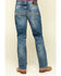Ariat Men's M4 Dakota Low Stretch Stackable Slim Straight Jeans , Blue, hi-res
