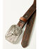Image #2 - Cody James Boys' Southwestern Print Embossed Belt, Brown, hi-res