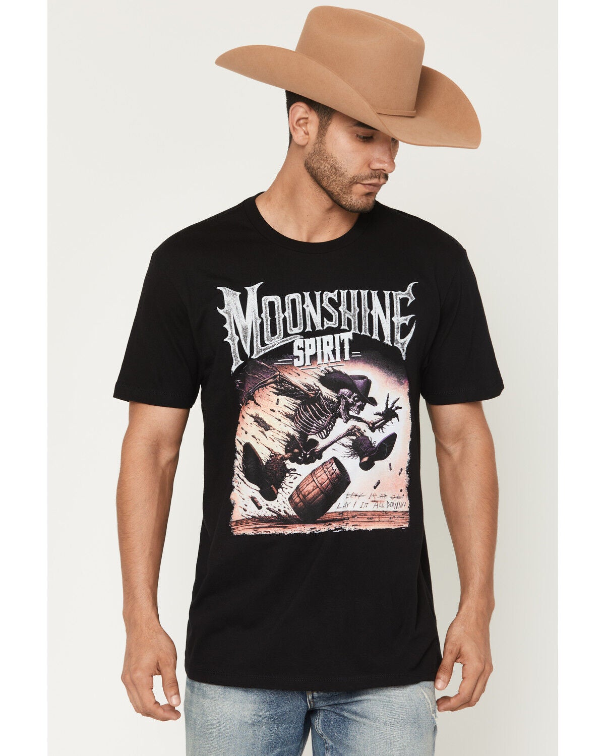 Moonshine Spirit&reg; Men's Concert Tee Short Sleeve Graphic T-Shirt, Black, hi-res