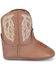 Image #2 - Justin Infant Boys' Baby Canter Western Boots - Broad Square Toe, Brown, hi-res