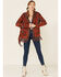 Cotton Emporium Women's Leo Paisley Belted Cardi Sweater , Rust Copper, hi-res
