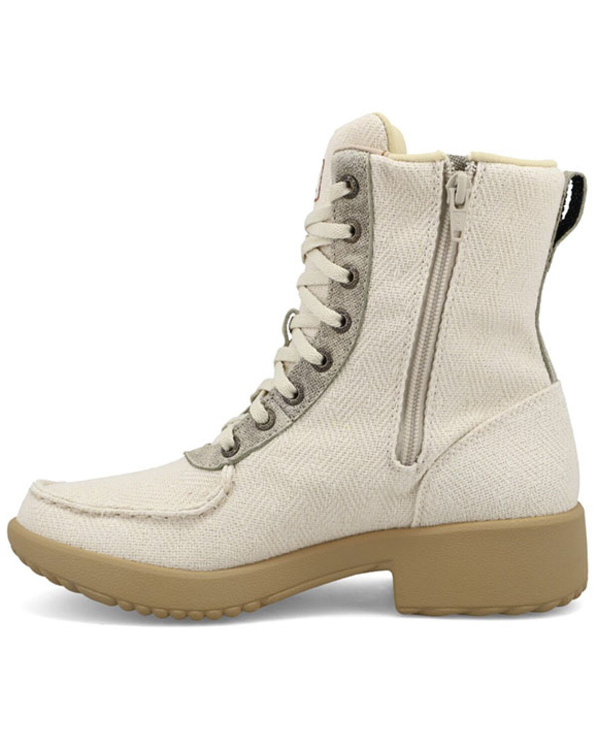 Image #3 - Twisted X Women's 8" Platform Boots - Moc Toe, Oatmeal, hi-res