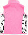 Image #3 - Cowgirl Hardware Toddler Girls' Cow Print Vest, Pink, hi-res