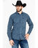 Ariat Men's Rackard Retro Camo Long Sleeve Western Shirt , Blue, hi-res