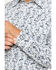 Rock & Roll Denim Men's Crinkle Washed Print Long Sleeve Western Shirt , White, hi-res