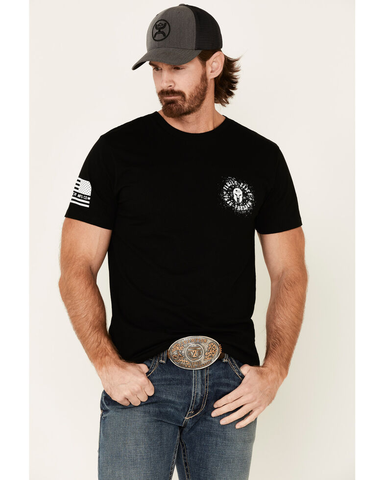 Howitzer Men's Family Faith Graphic Short Sleeve T-Shirt , Black, hi-res