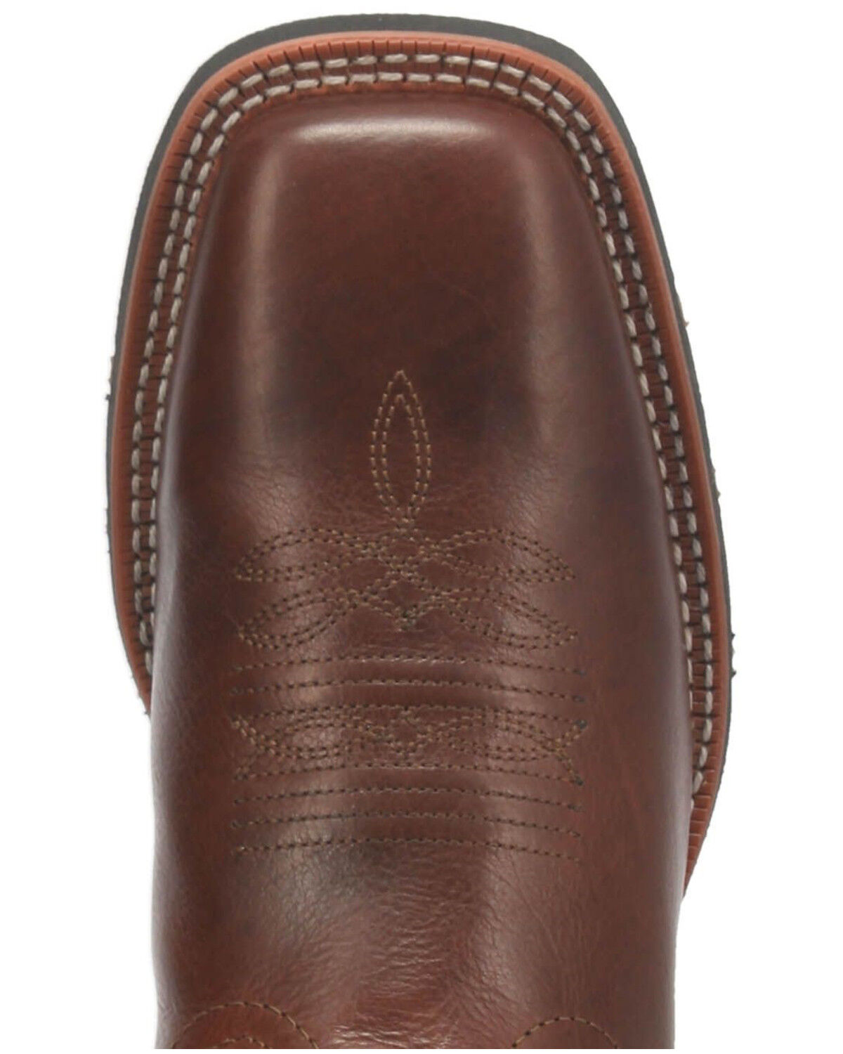 Image #6 - Laredo Men's Glavine Western Boots - Broad Square Toe, Brown, hi-res