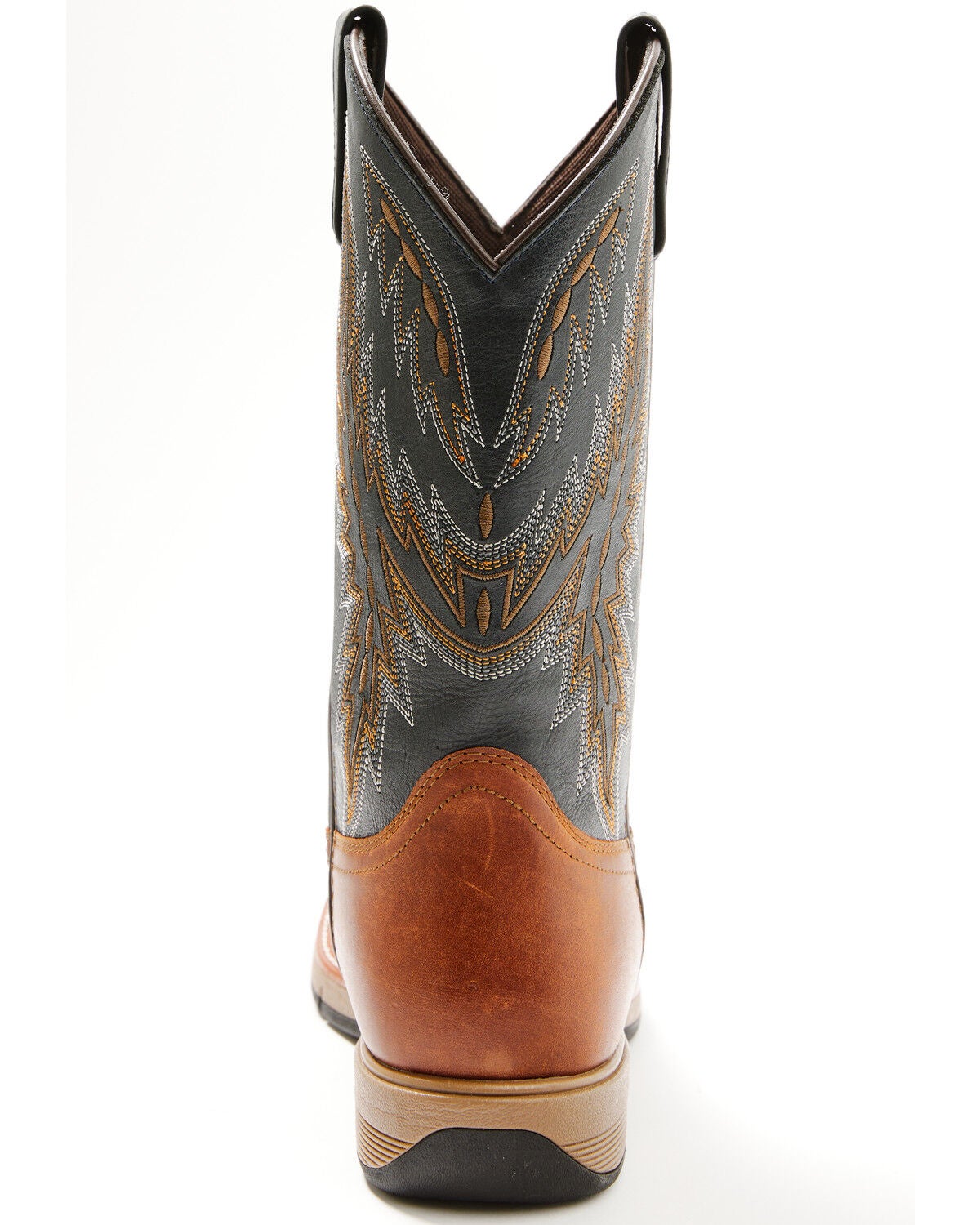 Image #5 - Laredo Men's Tri-Tech Vapor Performance Western Boots - Broad Square Toe, Cognac, hi-res