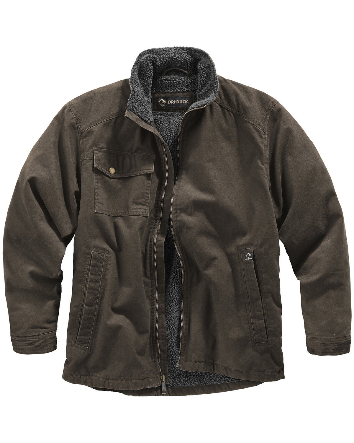 Dri Duck Men's Endeavor Jacket, Brown, hi-res