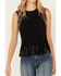 Image #3 - Idyllwind Women's Lillian Studded Fringe Tank Top, Black, hi-res