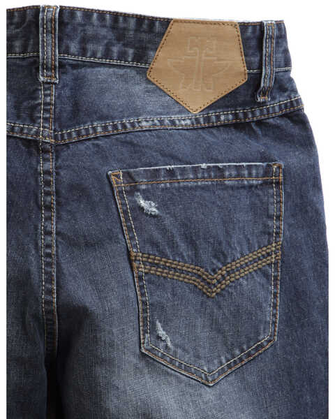 Tin Haul Men's Regular Joe Straight Leg Striped Lining Jeans, Denim, hi-res
