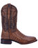 Image #2 - Dan Post Men's Kingsly Caiman Western Boots - Broad Square Toe, Chocolate, hi-res