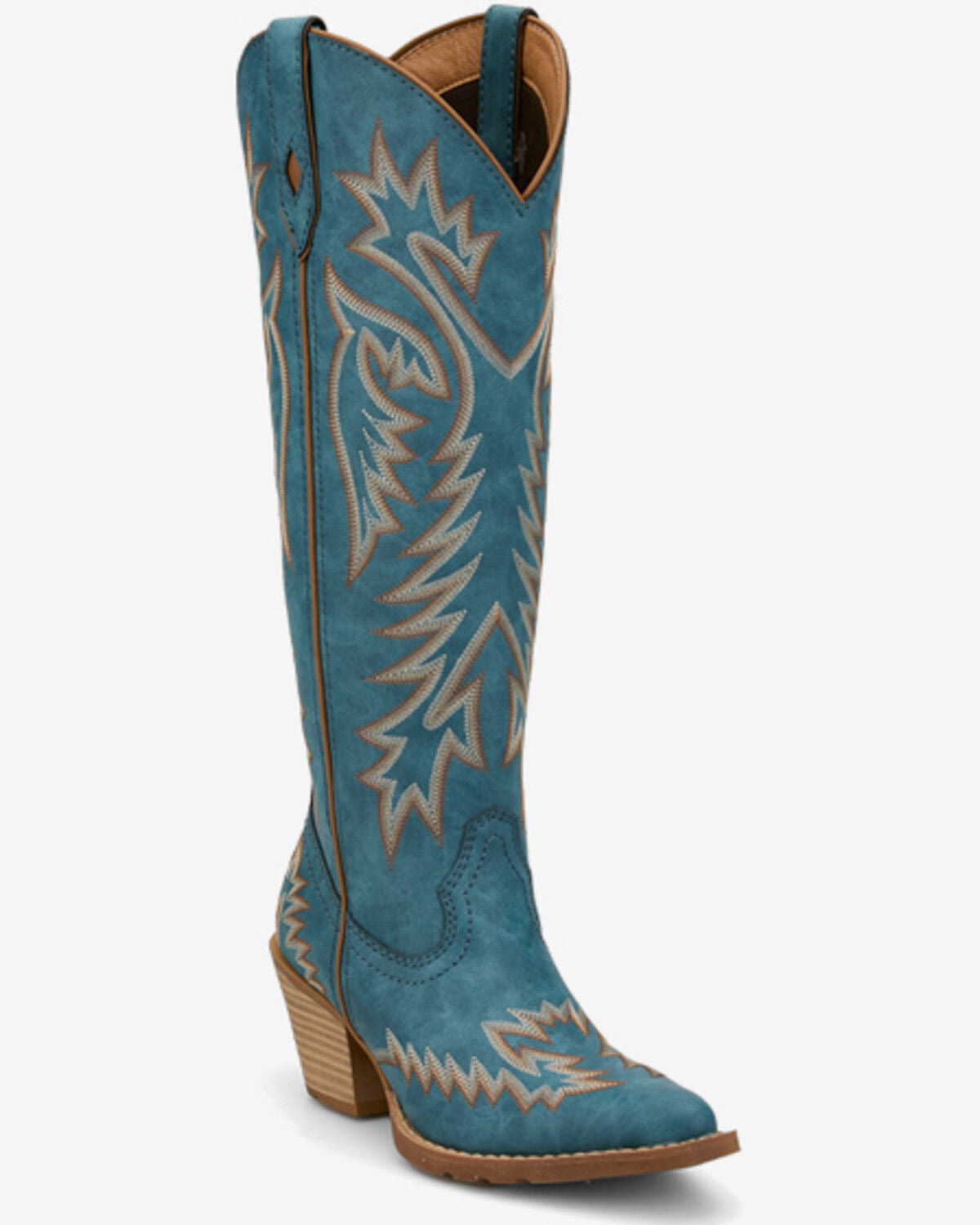 Justin Women's Paloma Western Boots - Snip Toe, Blue, hi-res