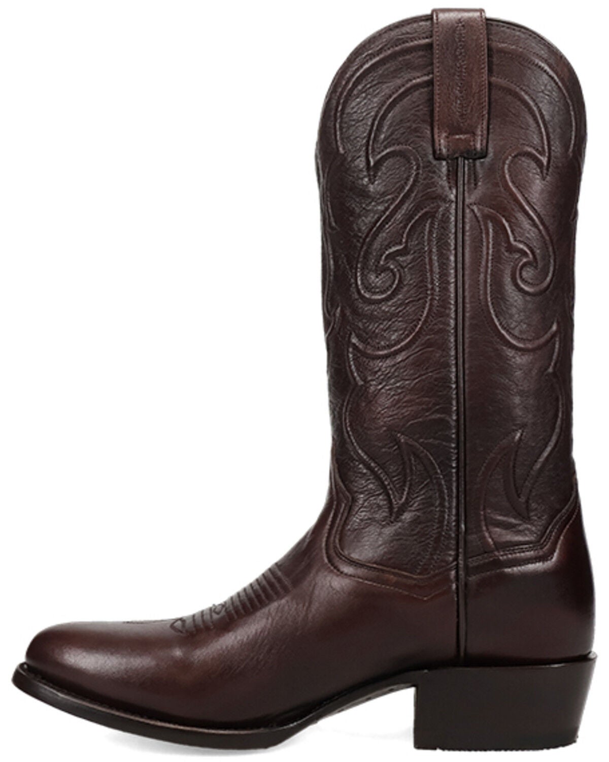 Image #3 - Dan Post Men's Rio Grande Tall Western Boots - Round Toe, Chocolate, hi-res