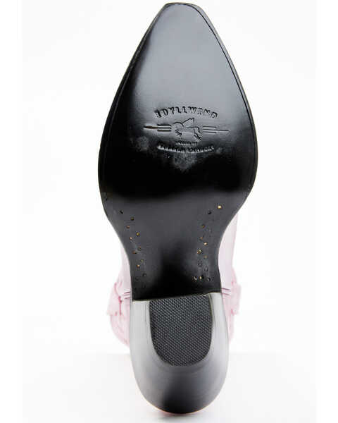 Image #6 - Idyllwind Women's Metallic Leather Western Boot - Snip Toe , Pink, hi-res