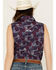 Image #4 - Rough Stock by Panhandle Women's Distressed Handkerchief Sleeveless Pearl Snap Shirt, Navy, hi-res