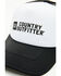 Image #2 - Country Outfitter Logo Ball Cap, Black/white, hi-res