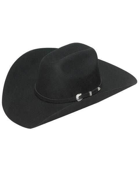 Image #1 - Twister Laredo Felt Cowboy Hat, Black, hi-res