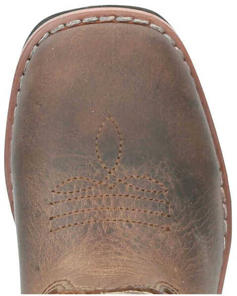 Image #2 - Smoky Mountain Boys' Logan Western Boots - Square Toe, Brown, hi-res