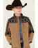 Image #2 - Hooey Boys' Color Blocked Softshell Jacket, Brown, hi-res