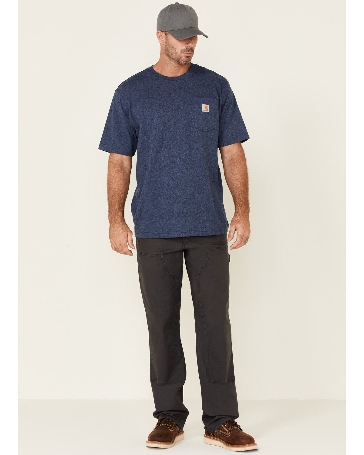 Image #1 - Carhartt Men's Shadow Rugged Flex Relaxed Fit Duck Double-Front Work Pants, No Color, hi-res