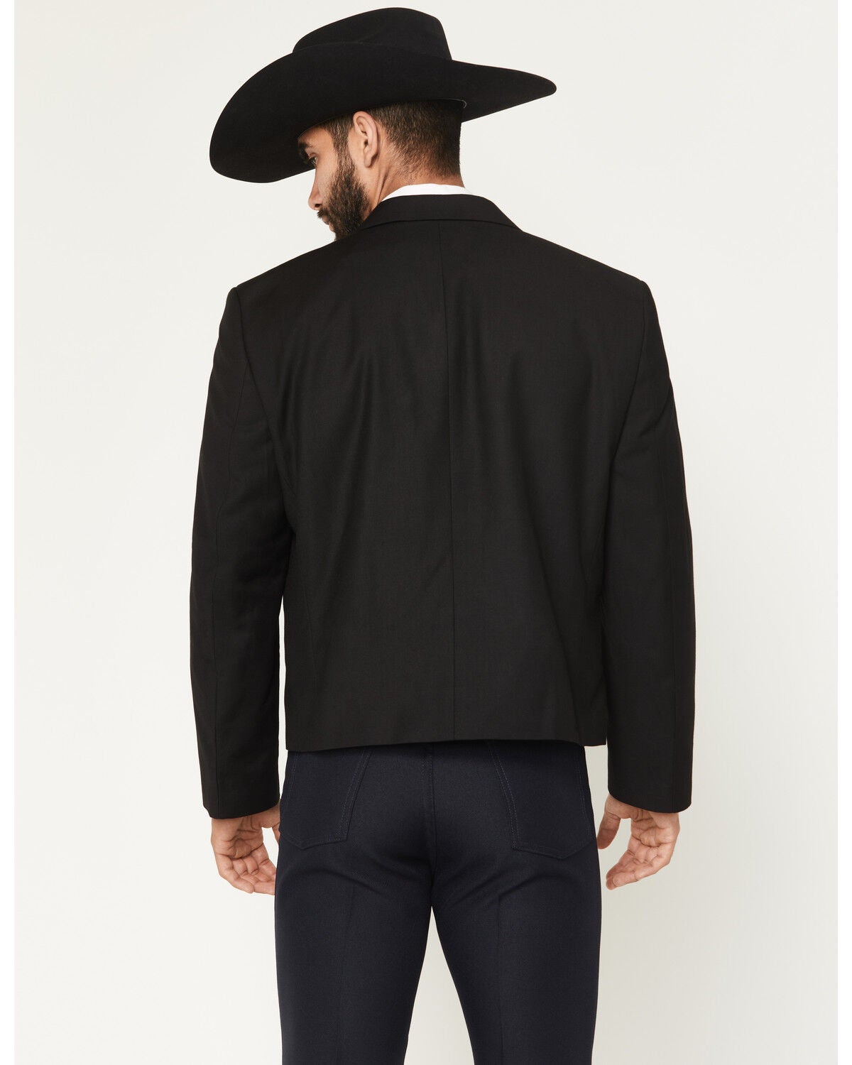 Image #4 - Cody James Black 1978&reg; Men's Solid Snap Cropped Sportcoat, Black, hi-res