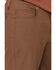 Image #2 - Brothers and Sons Men's Stretch Ripstop Brown Slim Straight Cargo Shorts , Brown, hi-res