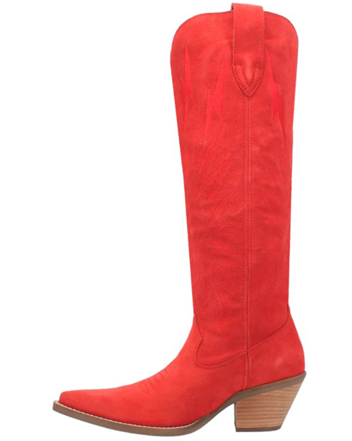 Image #3 - Dingo Women's Thunder Road Western Performance Boots - Snip Toe, Red, hi-res