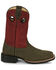 Image #2 - Justin Men's Show Stopper Wester Boots - Broad Square Toe, Grey, hi-res