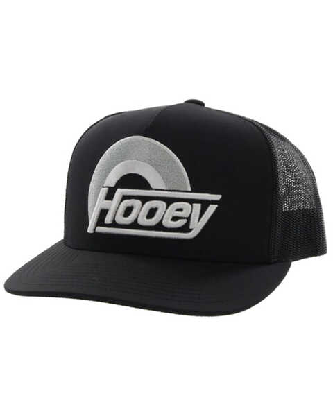 Image #1 - Hooey Men's Suds Logo Embroidered Trucker Cap, Black, hi-res