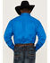 Image #4 - RANK 45® Men's Solid Basic Twill Logo Long Sleeve Button-Down Western Shirt , Royal Blue, hi-res