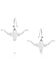 Image #2 - Montana Silversmiths Women's Out West Longhorn Earrings, Silver, hi-res