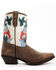 Image #2 - Laredo Women's Western Fashion Boots - Snip Toe , Cream/brown, hi-res