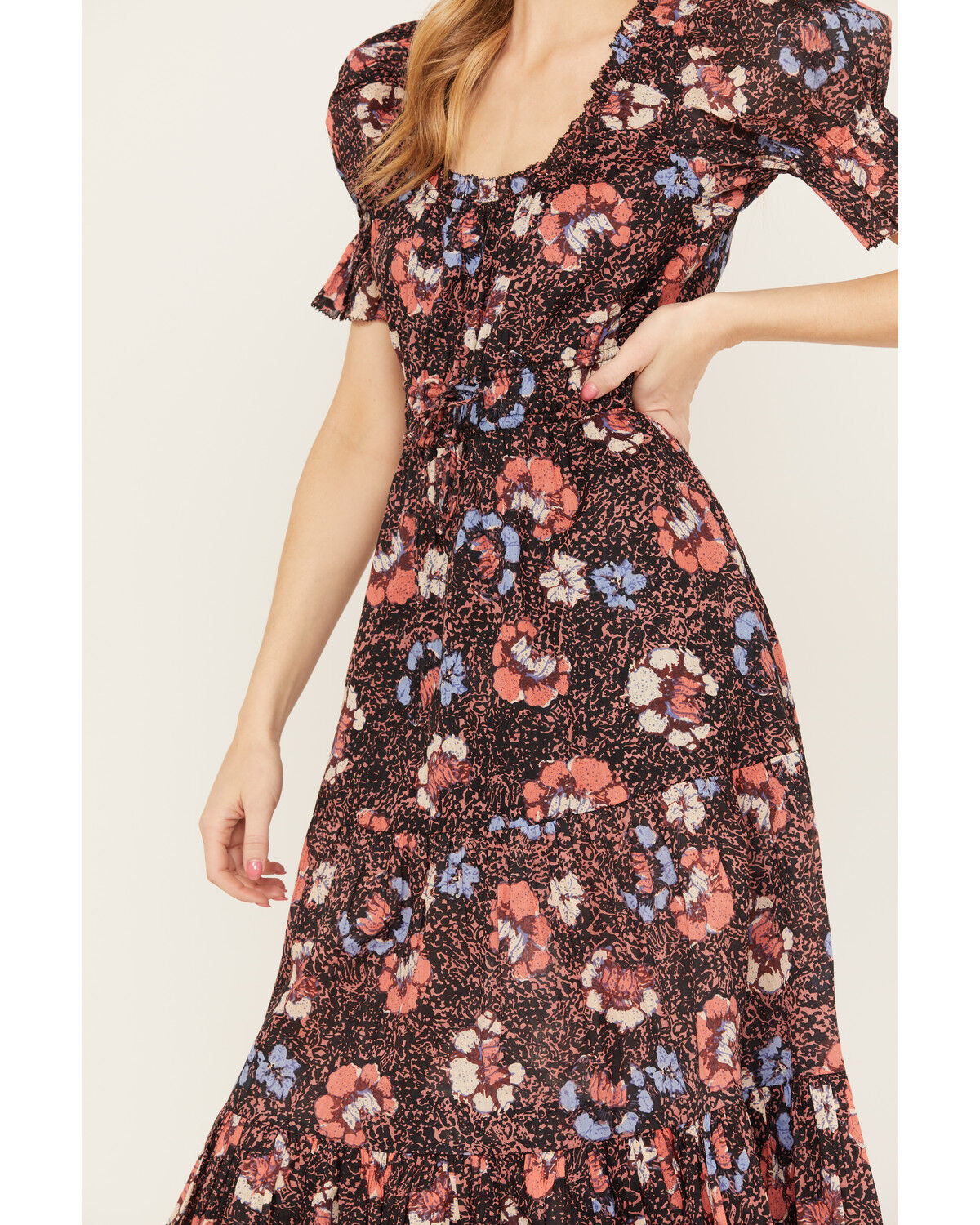 Image #3 - Cleobella Women's Multicolored Floral Caroline Midi Dress, Multi, hi-res