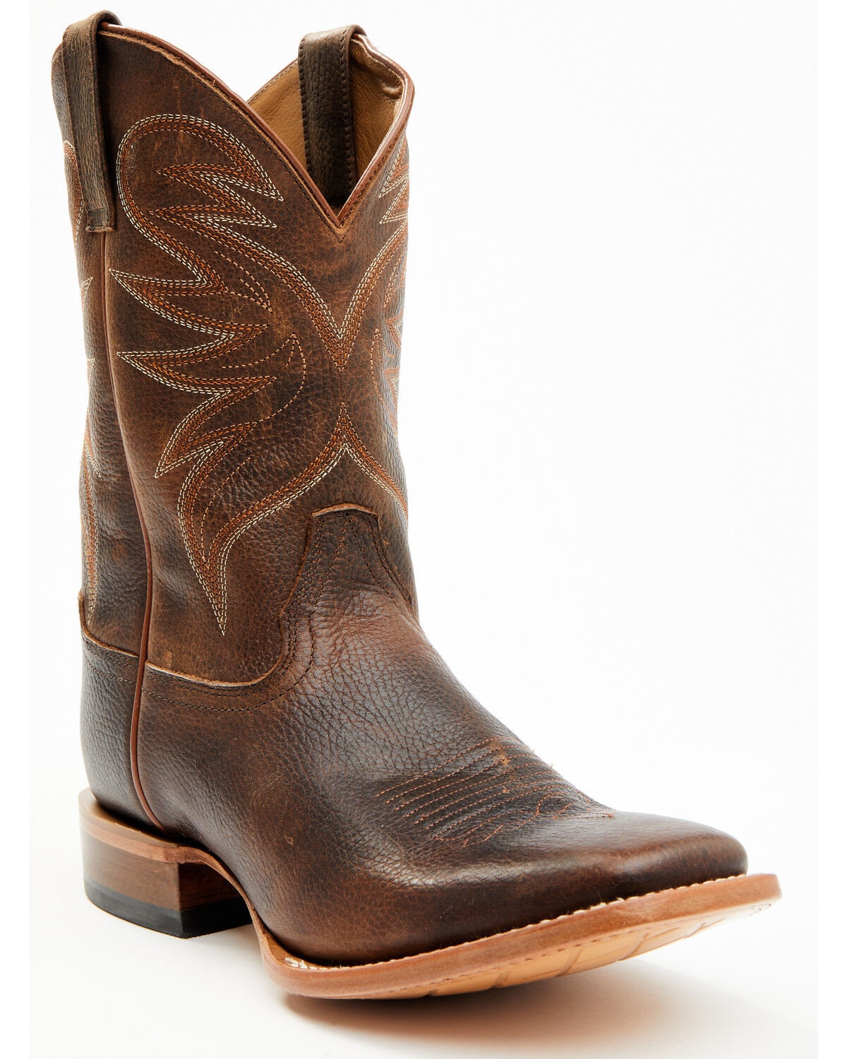 Image #1 - Cody James Men's McBride Western Boots - Broad Square Toe, Chocolate, hi-res