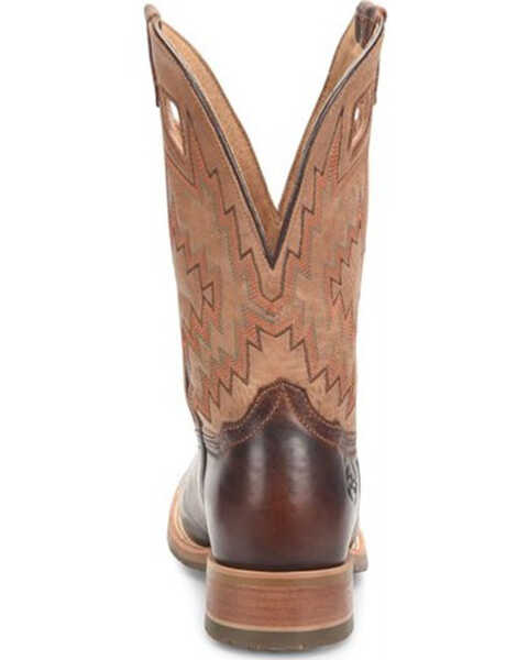 Image #4 - Double H Men's Winston Western Boots - Broad Square Toe, Brown, hi-res