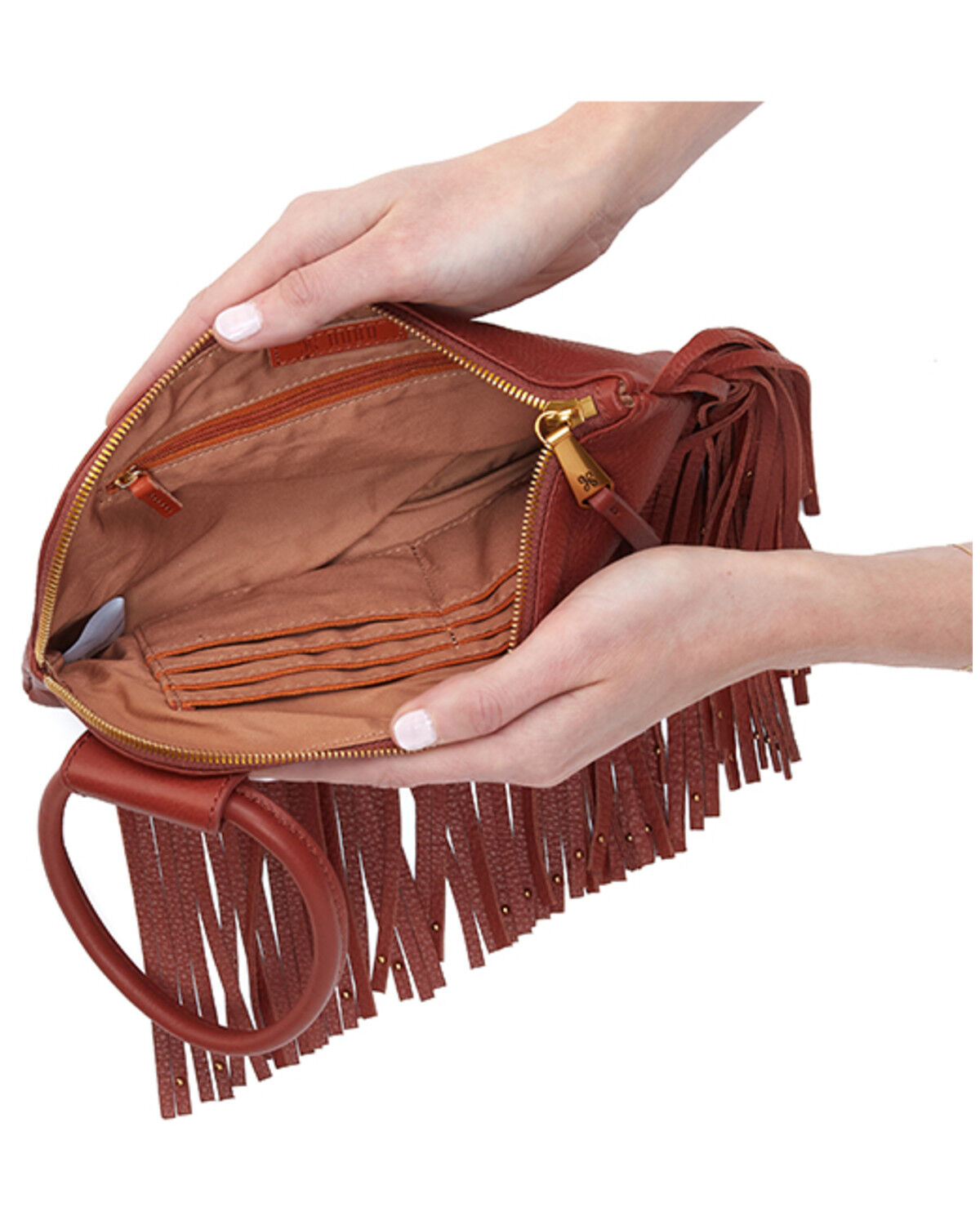 Image #2 - Hobo Women's Sable Wristlet, Rust Copper, hi-res