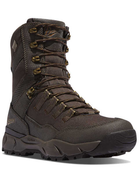 Image #1 - Danner Men's Vital Brown Hiking Boots - Soft Toe, Brown, hi-res