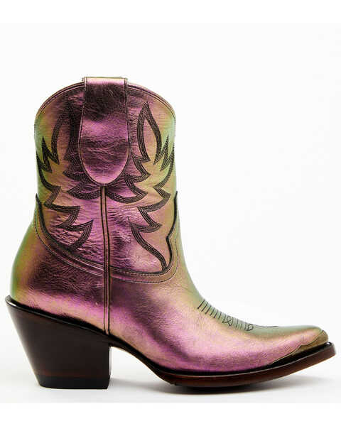 Image #2 - Idyllwind Women's Dazzled Iridescent Metallic Leather Booties - Pointed Toe, Multi, hi-res