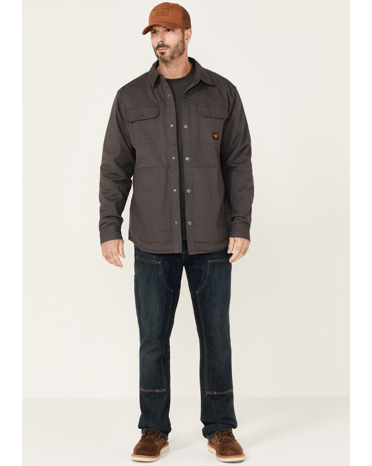 carhartt men's ripstop solid shirt jac