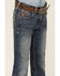 Image #2 - Ariat Boys' B4 Relaxed Bootcut Stretch Denim Jeans, Blue, hi-res