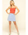 Others Follow Women's Red Smocked Goldie Top, Red, hi-res