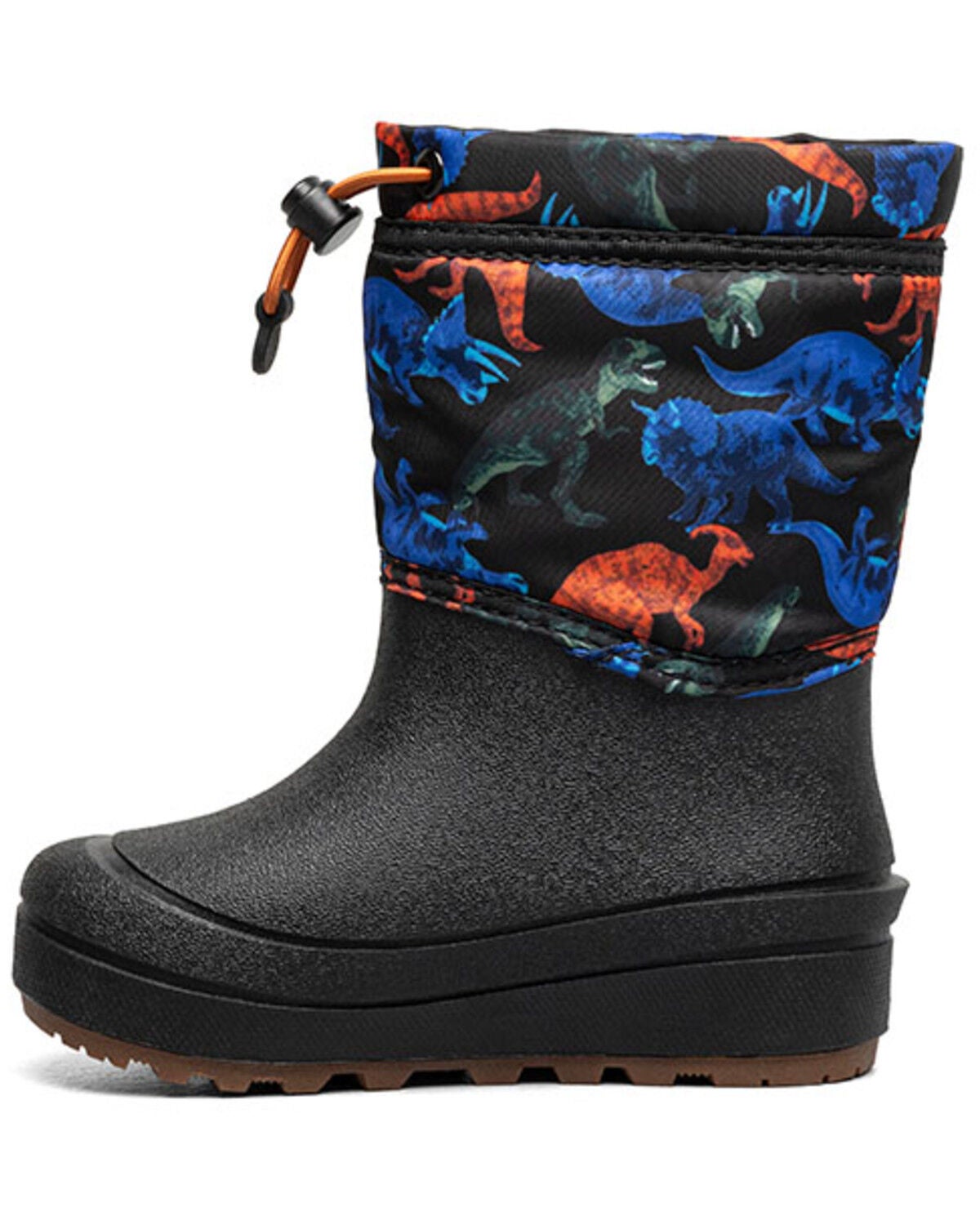 Image #3 - Bogs Boys' Snow Shell Real Dino Waterproof Winter Boots - Round Toe, Black, hi-res