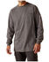 Image #2 - Ariat Men's FR Air USA Scream Long Sleeve Work T-Shirt, Charcoal, hi-res