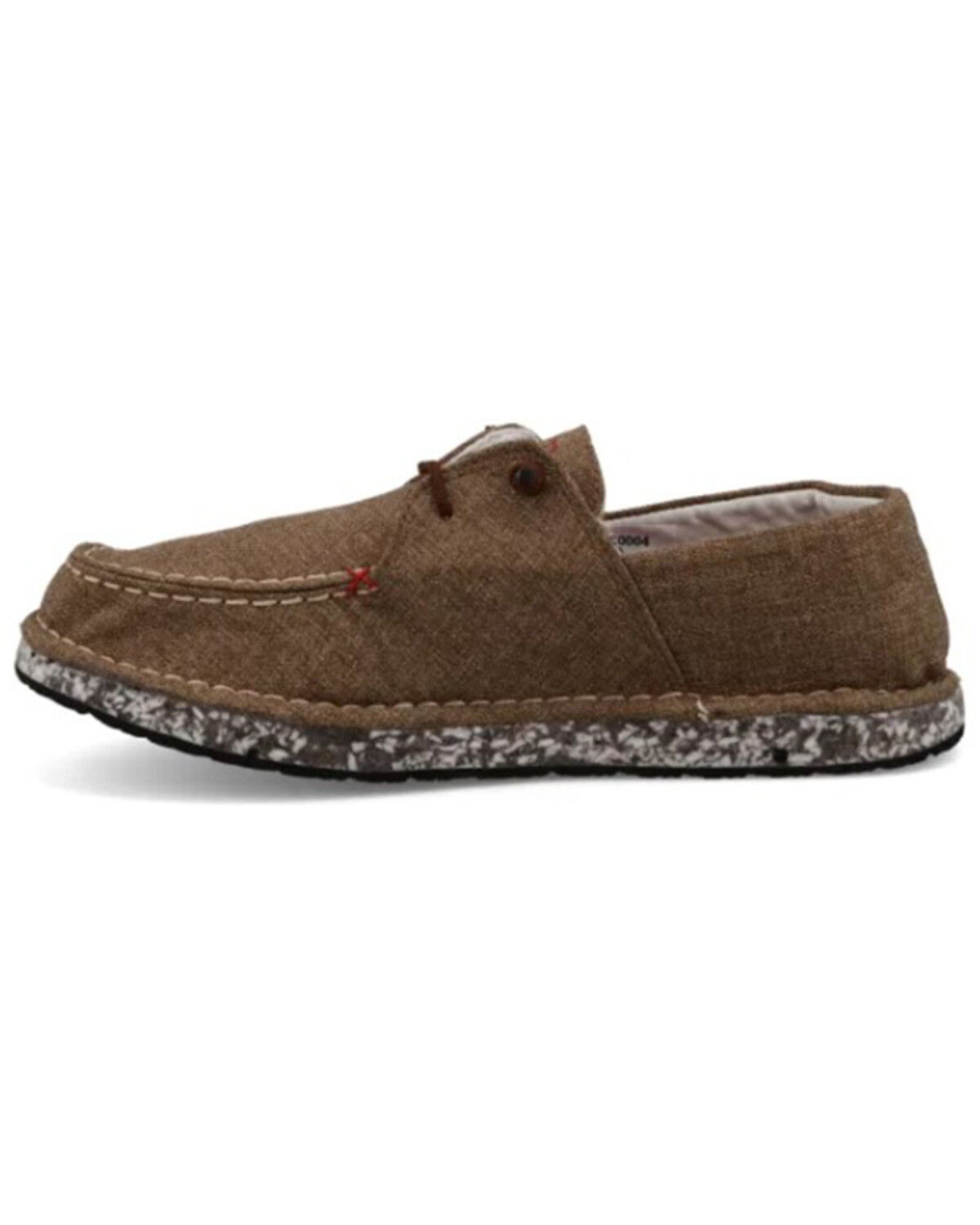 Image #3 - Twisted X Men's Circular Project™ Boat Shoes - Moc Toe, Brown, hi-res