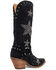 Image #5 - Dingo Women's Lucky Stars Embellished Suede Tall Western Boots - Round Toe, Black, hi-res