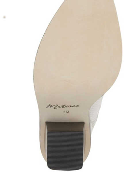 Image #7 - Matisse Women's Deena Western Fashion Mules - Snip Toe, White, hi-res