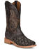 Corral Men's Black Embroidery Western Boots - Broad Square Toe, Black, hi-res