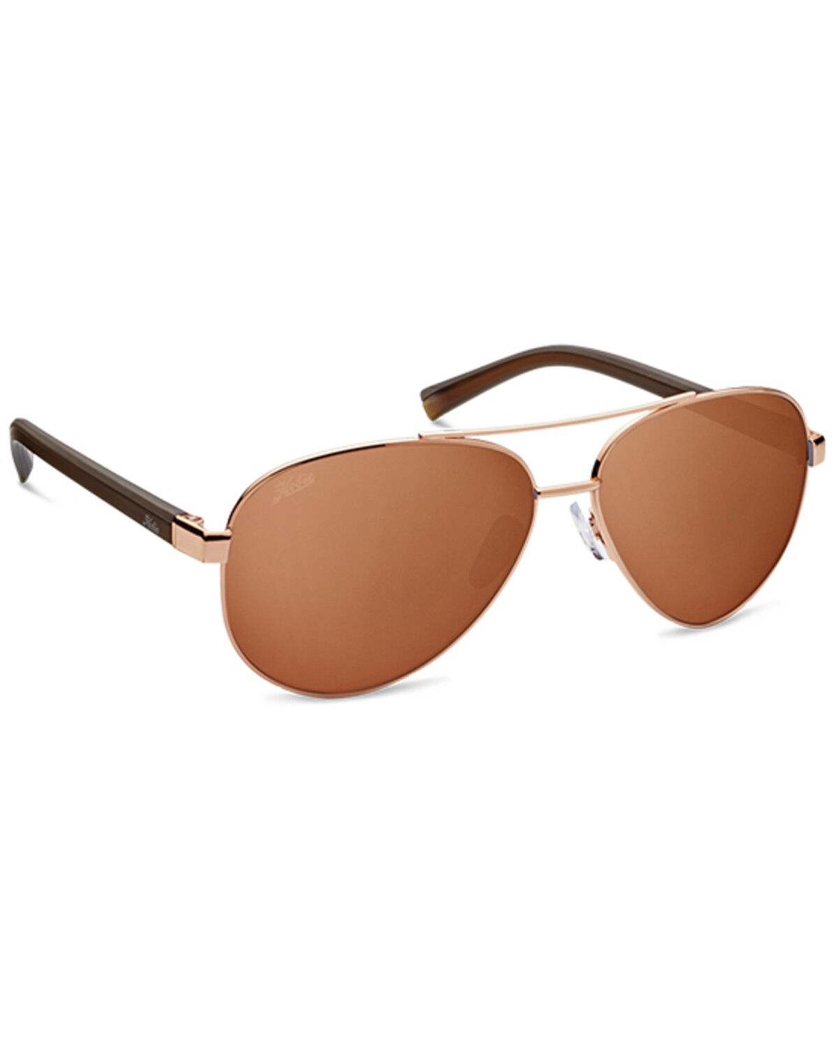 Image #1 - Hobie Broad Shiny Gold & Copper Gradient PC Polarized Sunglasses, Gold, hi-res