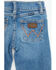 Image #2 - Wrangler Toddler Girls' Medium Wash Bootcut Denim Jeans, Medium Wash, hi-res
